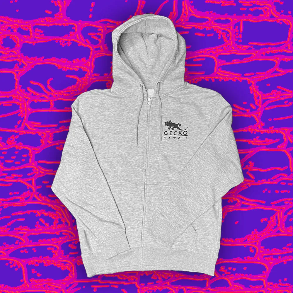 1987 Island Tour Full Zip Hoodie Heather Grey