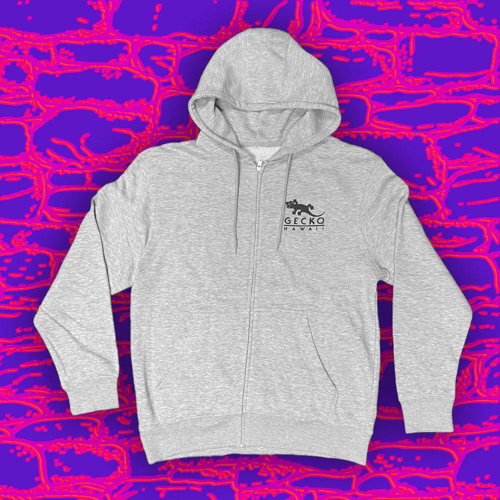 1987 Island Tour Full Zip Hoodie Heather Grey