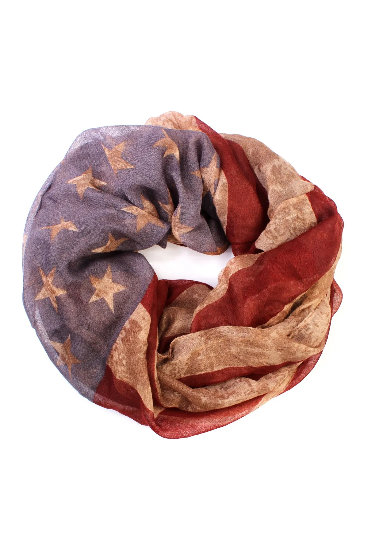 AMERICAN FLAG INFINITY SCARF