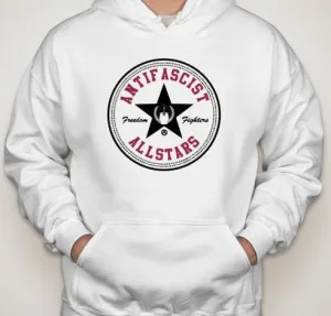 Anonymous Antifascist Antifa Allstars Hoodie | Blasted Rat