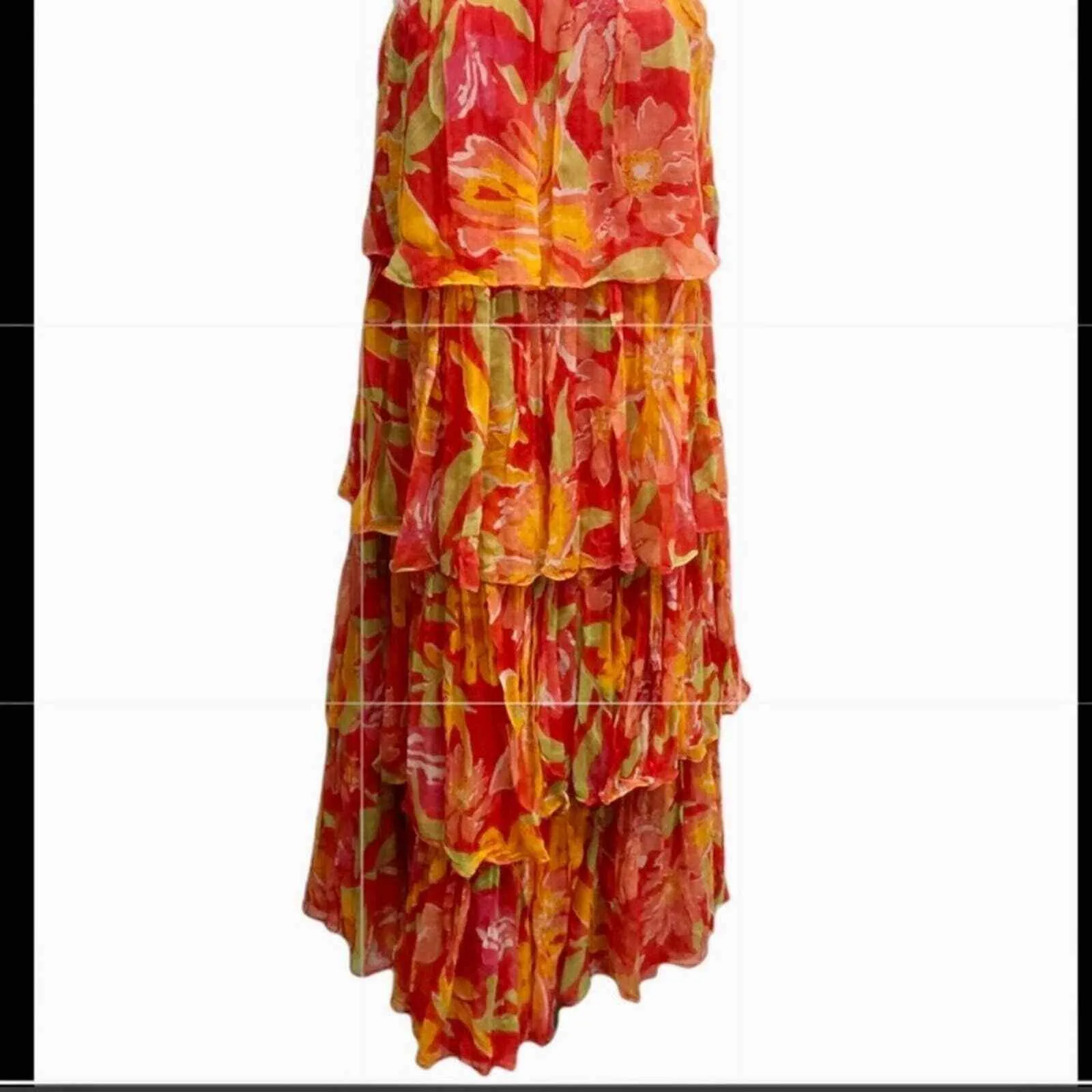 Anthropologie Verb Ravenna Tiered Midi Dress Size Small NWT