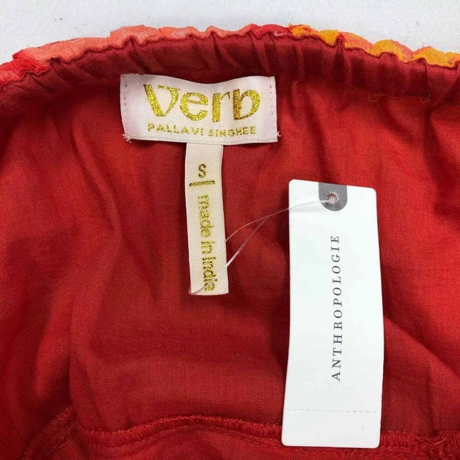 Anthropologie Verb Ravenna Tiered Midi Dress Size Small NWT