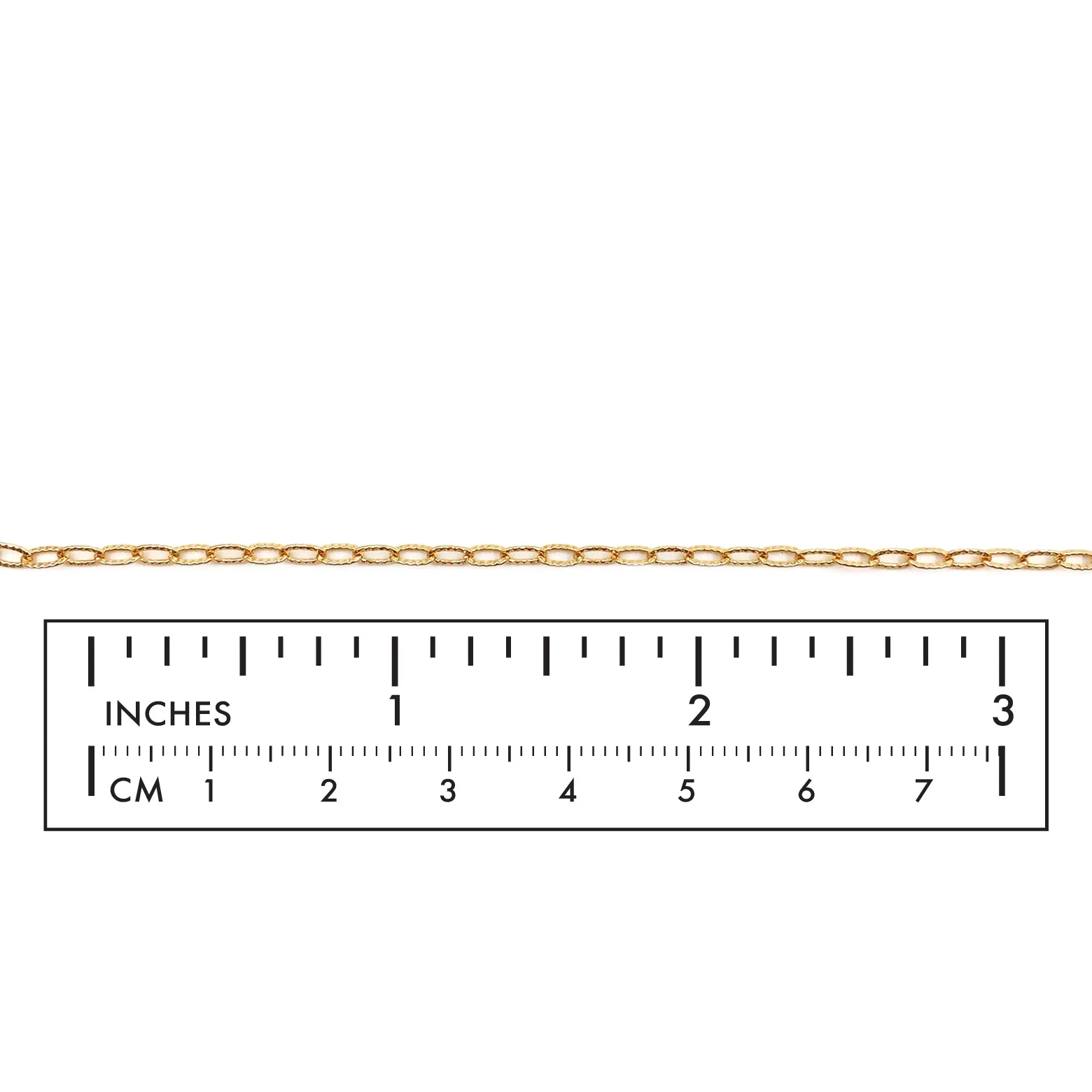 BCH1137 Textured Oval Link Chain
