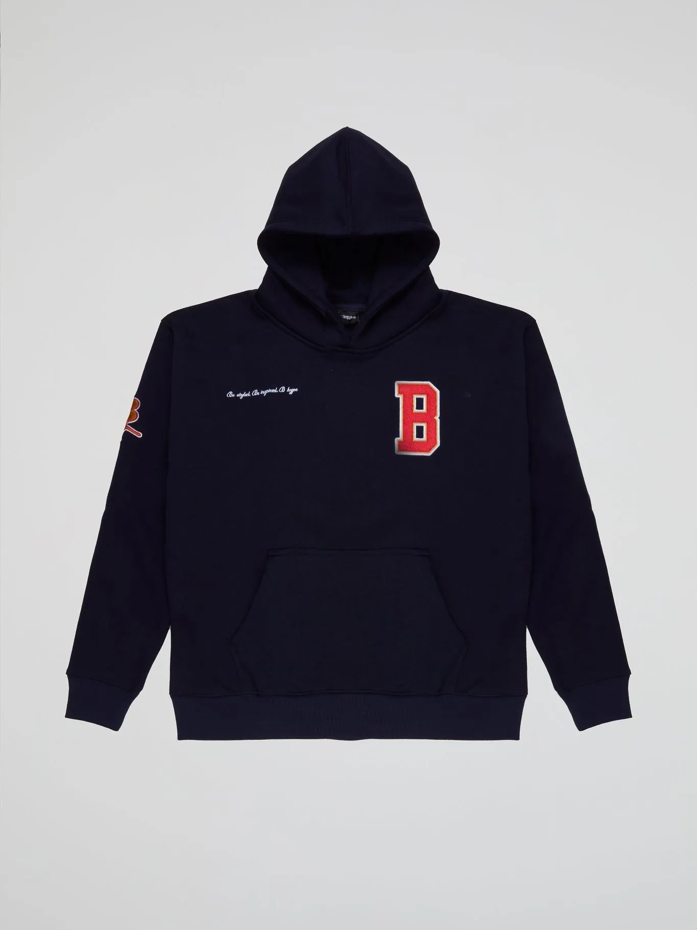 Bhype Society - Bhype Marine Blue Hoodie Varsity Collection