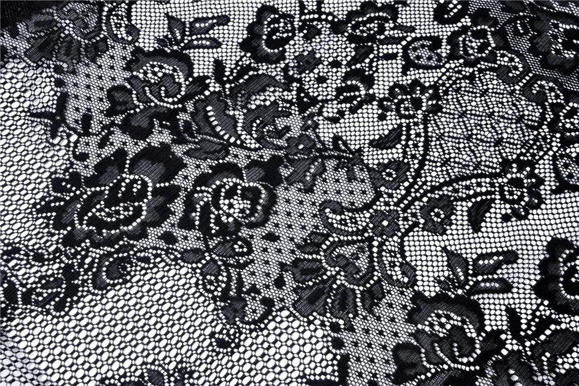 Black tasseled cape with kimono sleeves BW066
