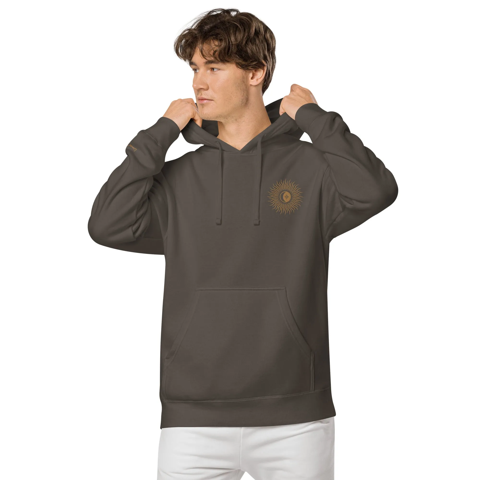Blazing Sun Design Unisex Pigment-Dyed Hoodie