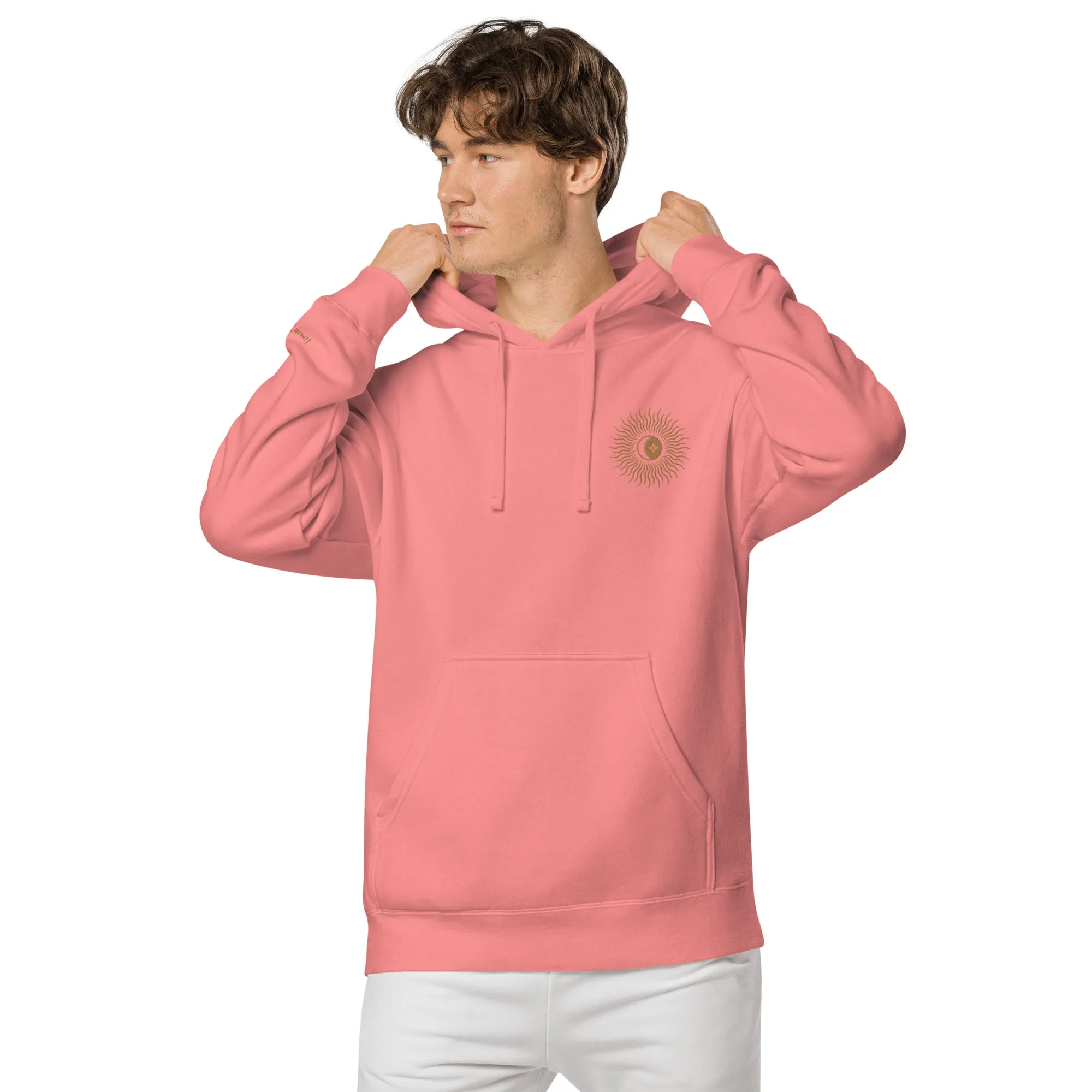 Blazing Sun Design Unisex Pigment-Dyed Hoodie