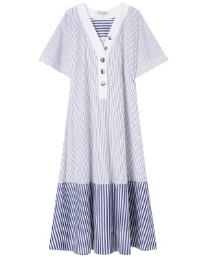 Blue Stripe Gigi Dress