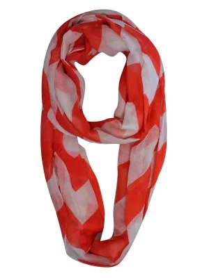 Bold Chevron Stripe Infinity Scarf