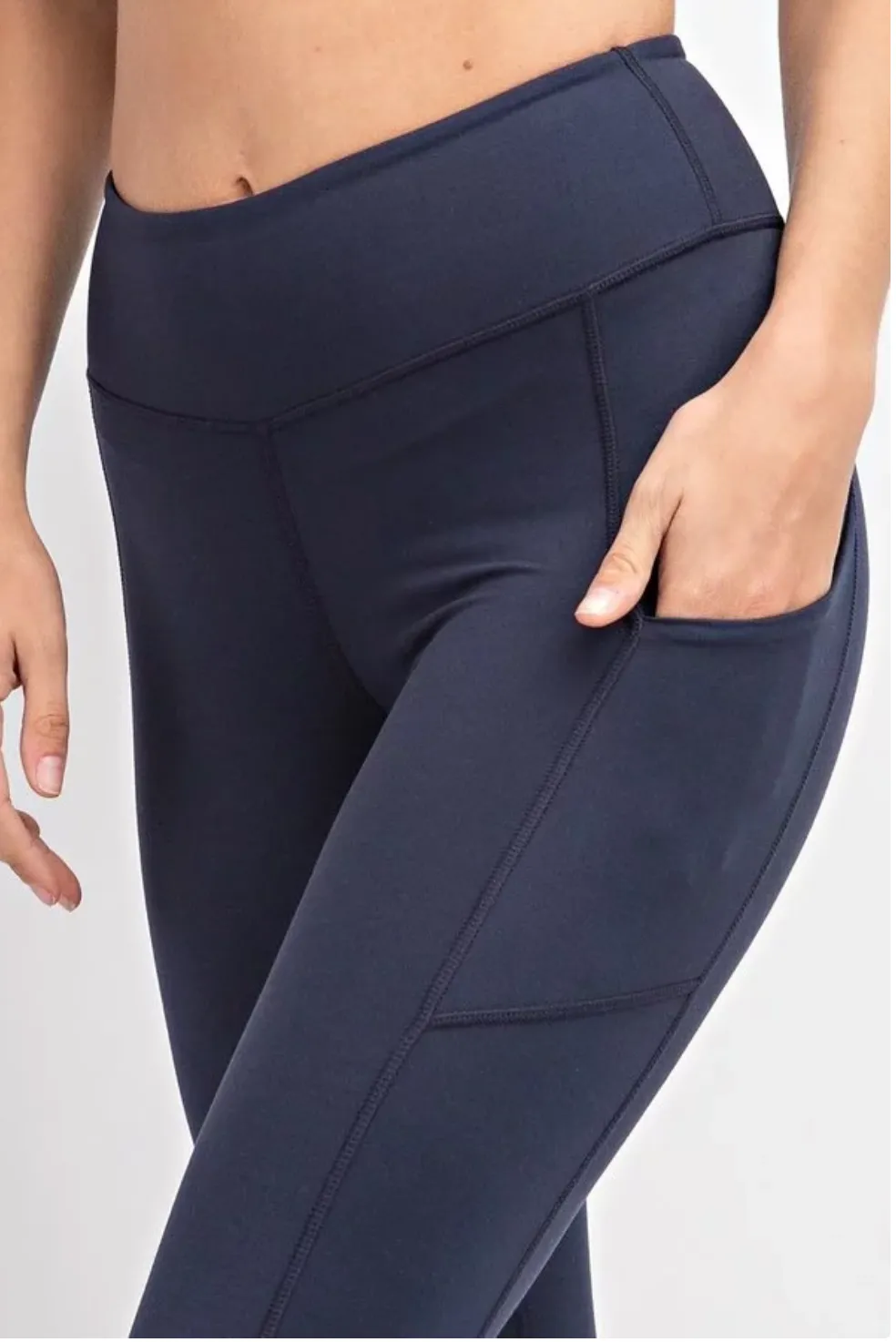 Butter Soft High Waist Capri Leggings with Pockets