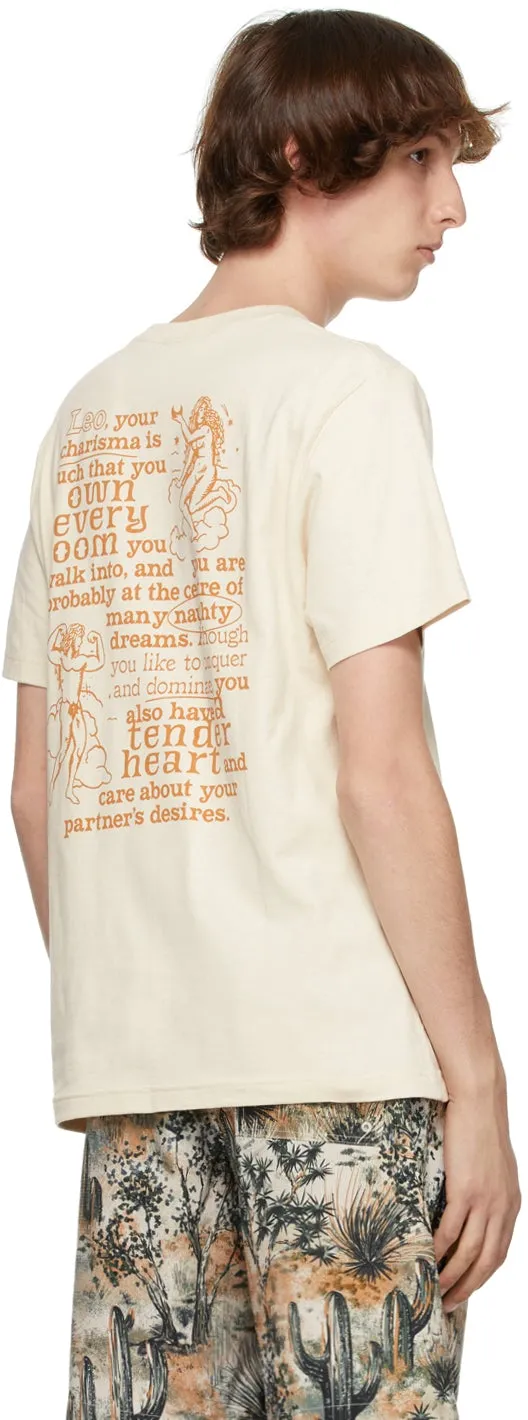 Carne Bollente Beige 'Leo' T-Shirt