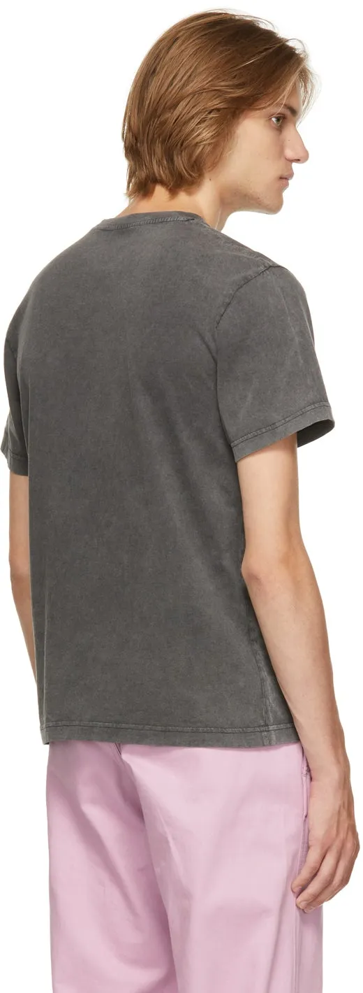 Carne Bollente Black Organic Cotton Space Nuts T-Shirt