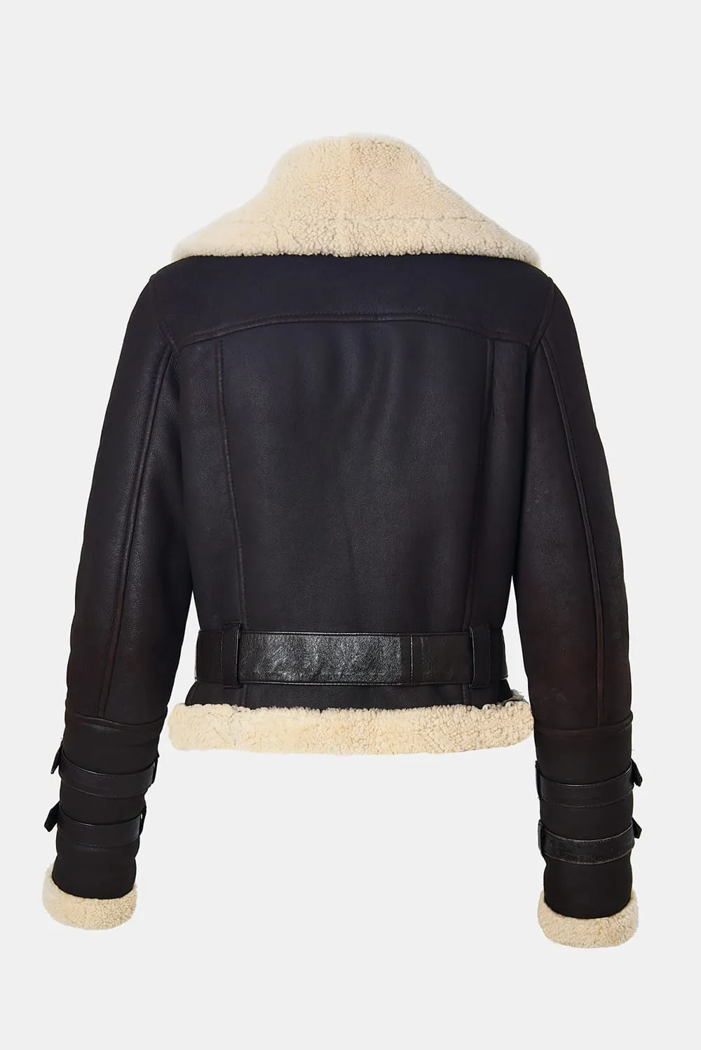 Choc Shearling Jacket