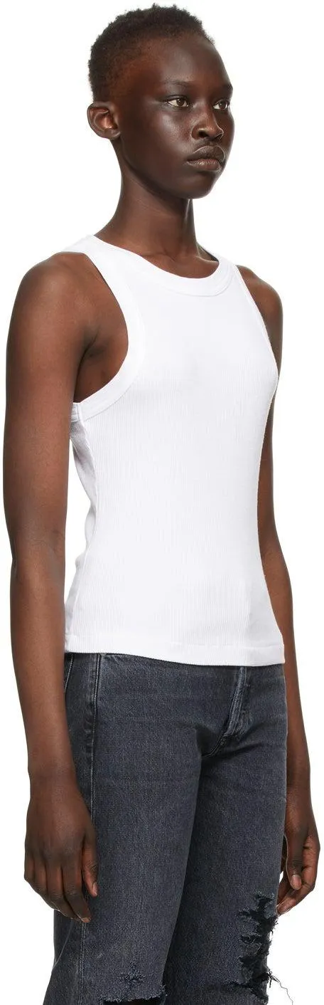Citizens of Humanity White Rib Isabel Tank Top