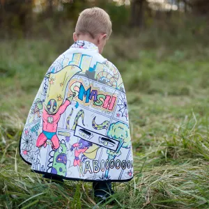 Color A Cape Spider Superhero