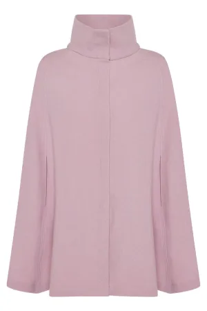 COTSWOLD Rosé Summer Wool Poncho Cape