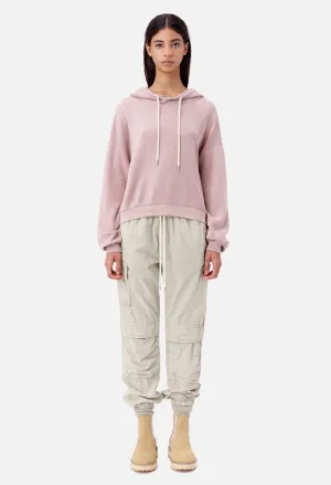 Cotton Corduroy Alma Hoodie / Soapstone
