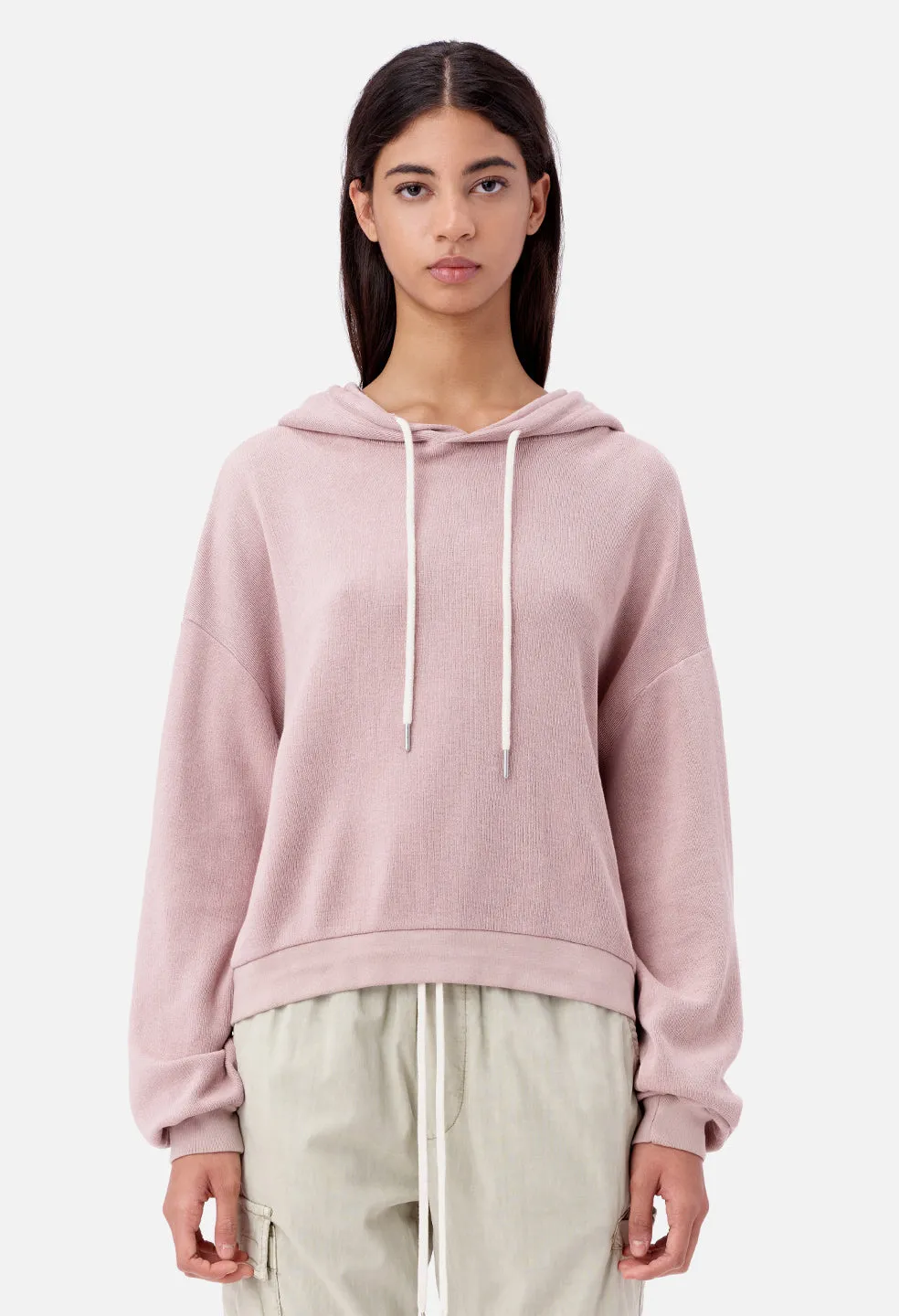 Cotton Corduroy Alma Hoodie / Soapstone