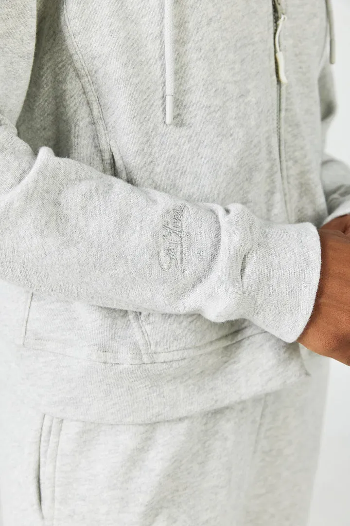 Cropped Zip Hoodie