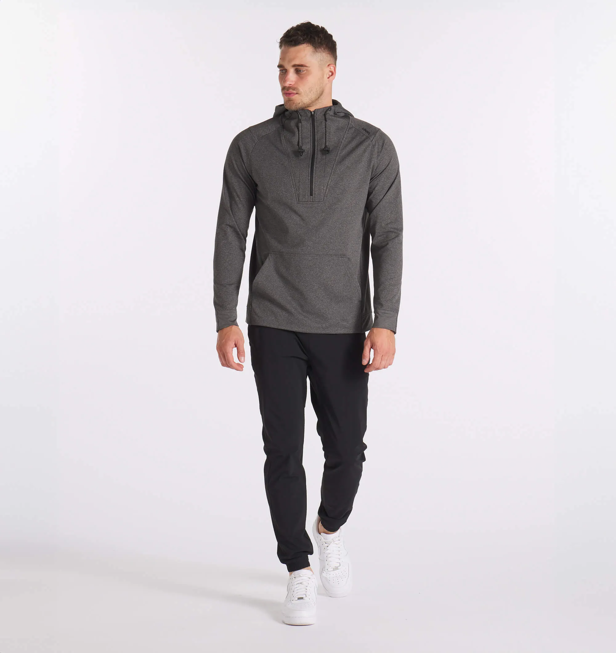 Crossover Half-Zip Hoodie