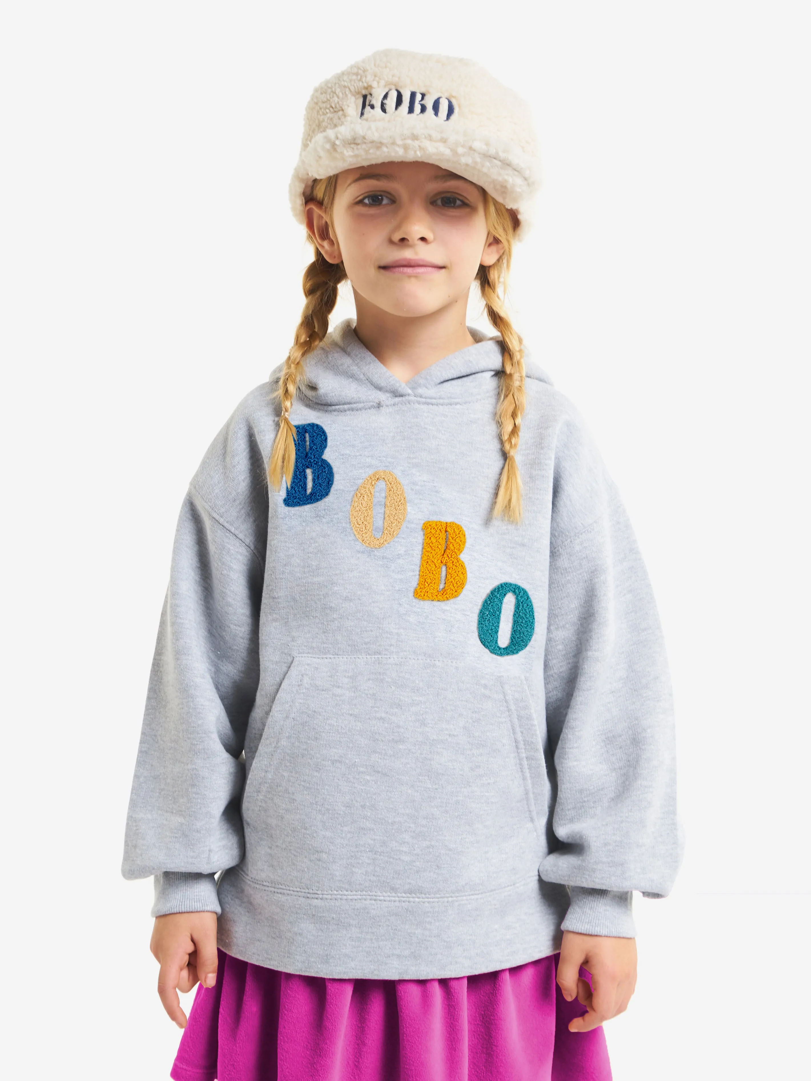 Diagonal Bobo Kid's Hoodie