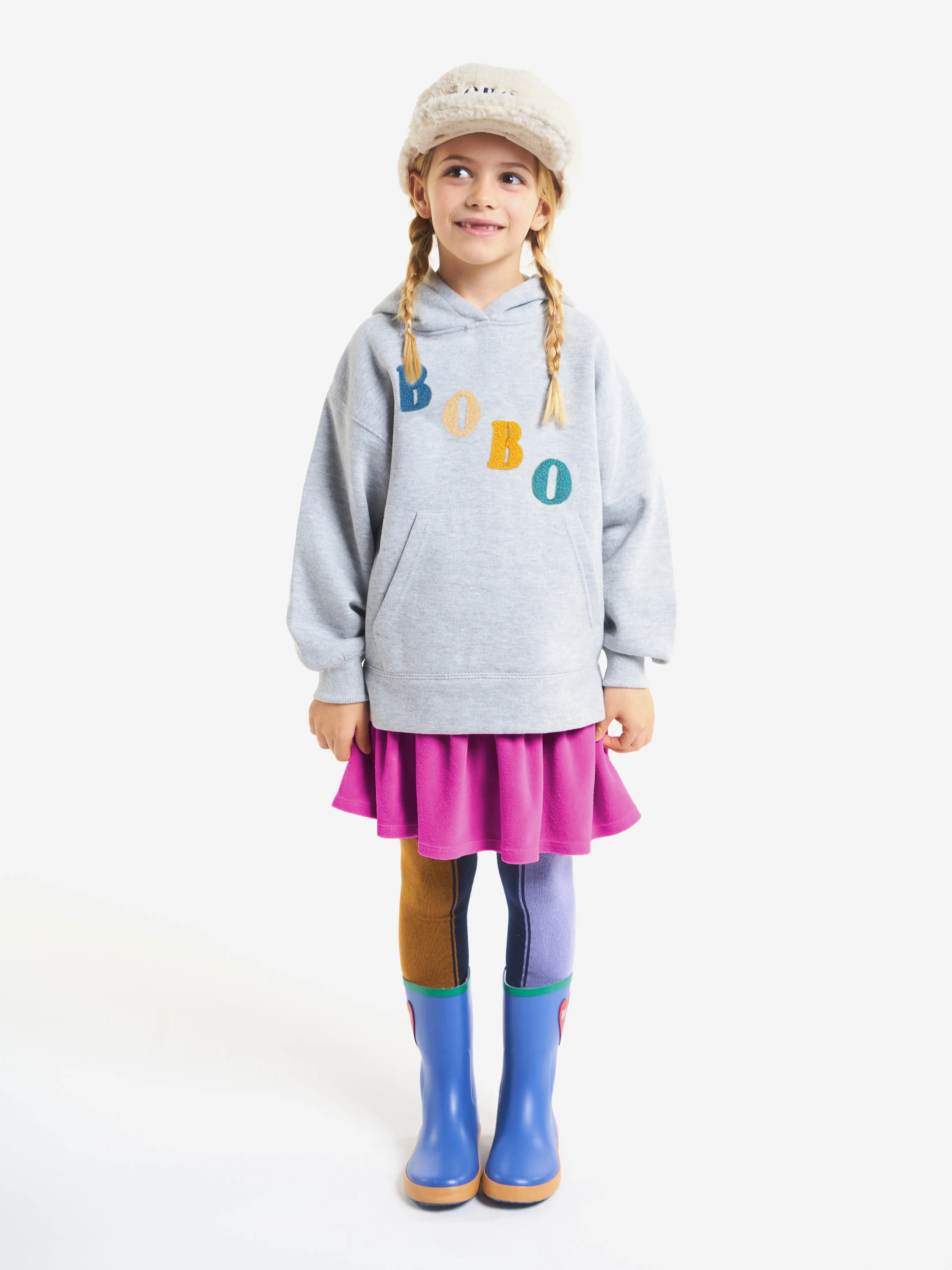 Diagonal Bobo Kid's Hoodie