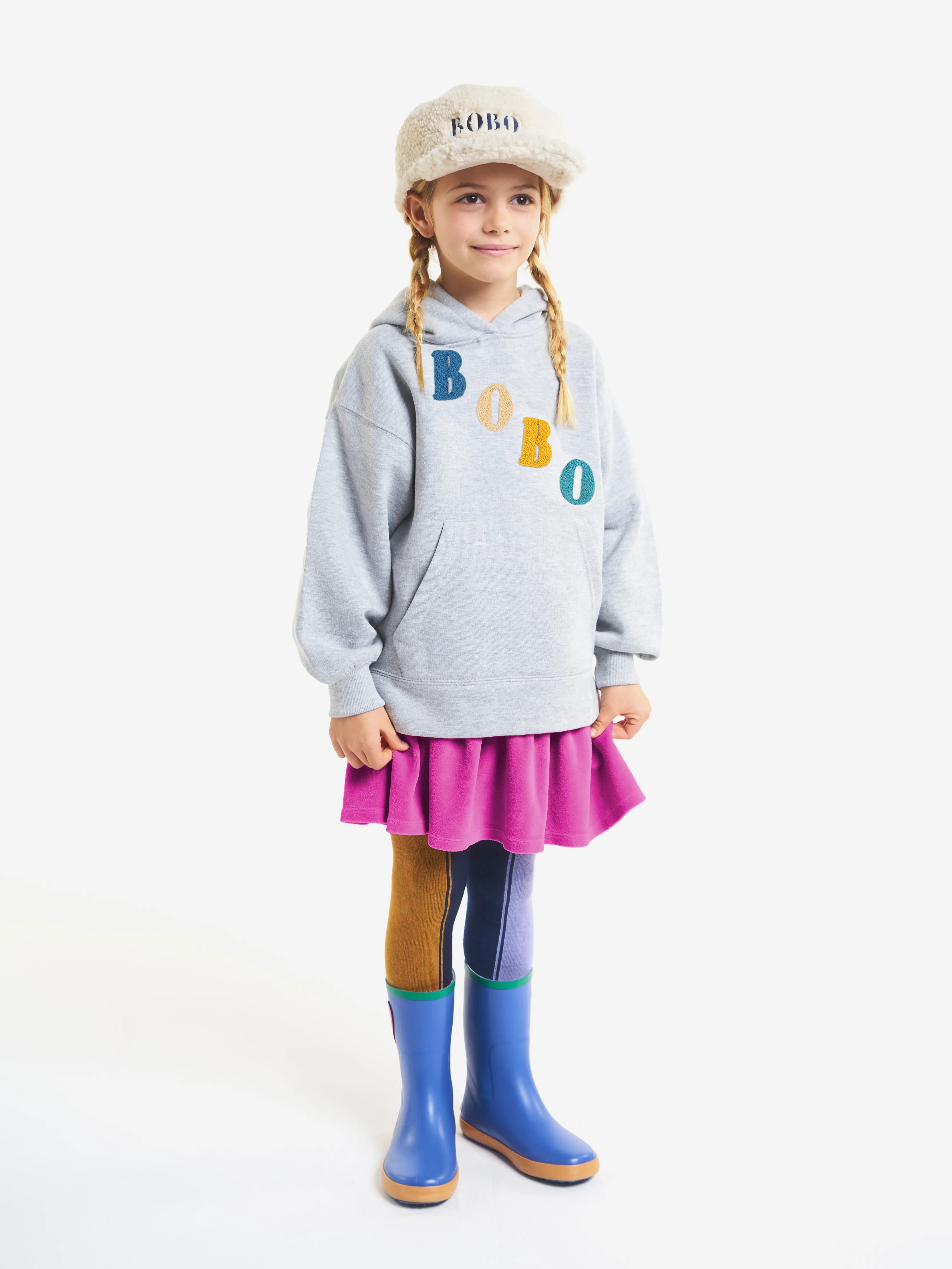 Diagonal Bobo Kid's Hoodie