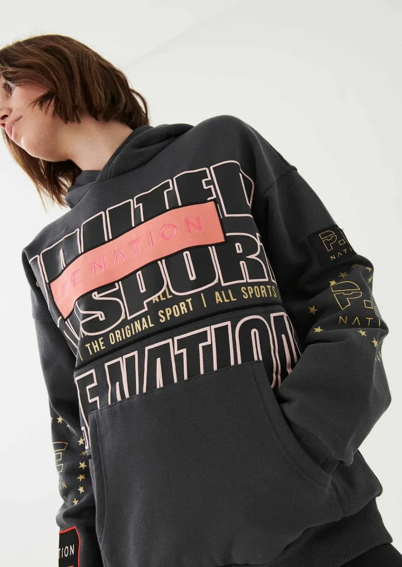 DIMENSION HOODIE IN DARK SHADOW