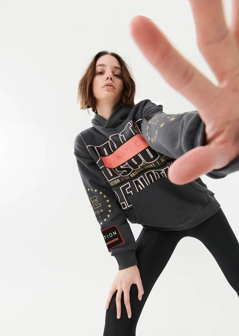 DIMENSION HOODIE IN DARK SHADOW
