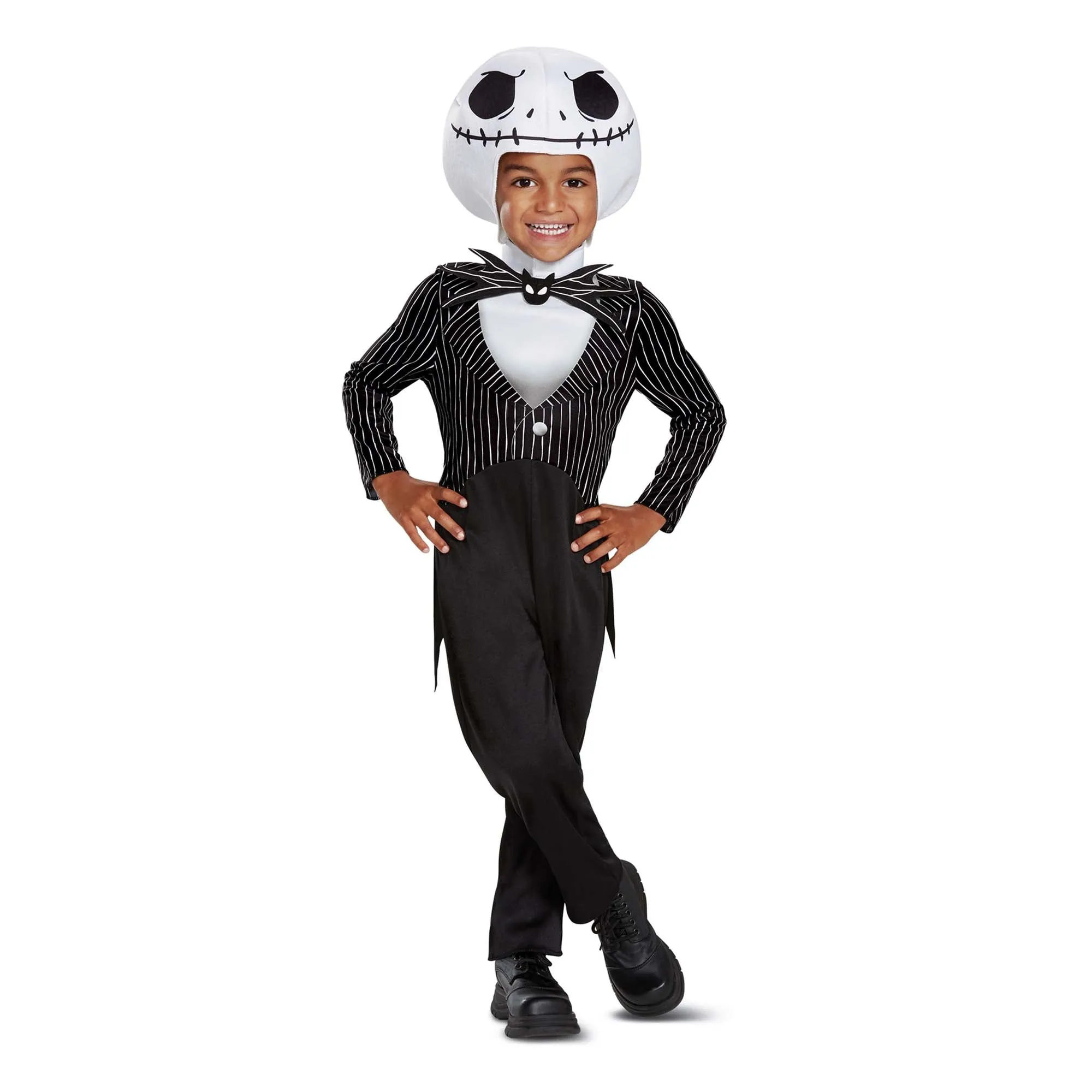 Disney Nightmare Before Christmas Jack Jumpsuit Costume for Babies and Toddlers, Black Jumpsuit