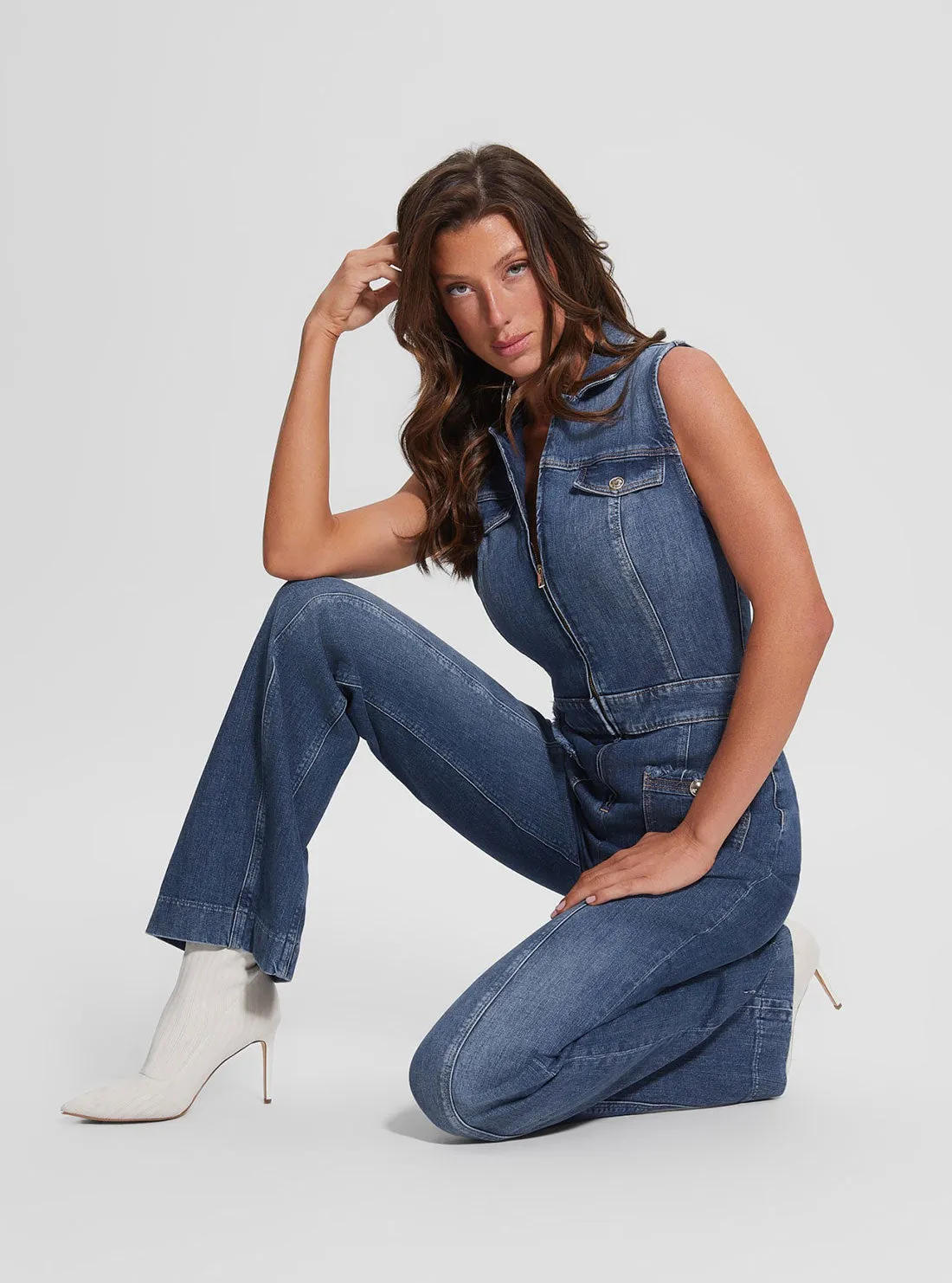 Eco Denim Penny Jumpsuit