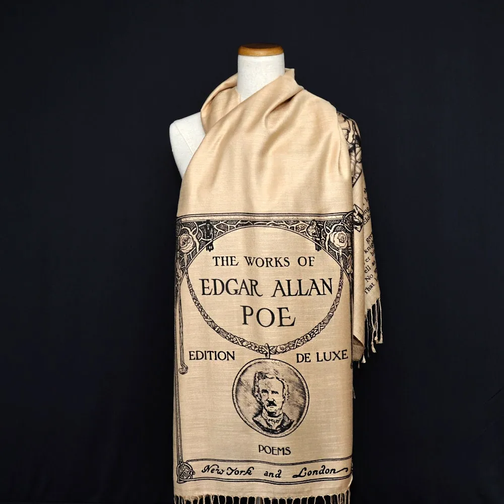 Eldorado poem by Edgar Allan Poe  Scarf Shawl Wrap