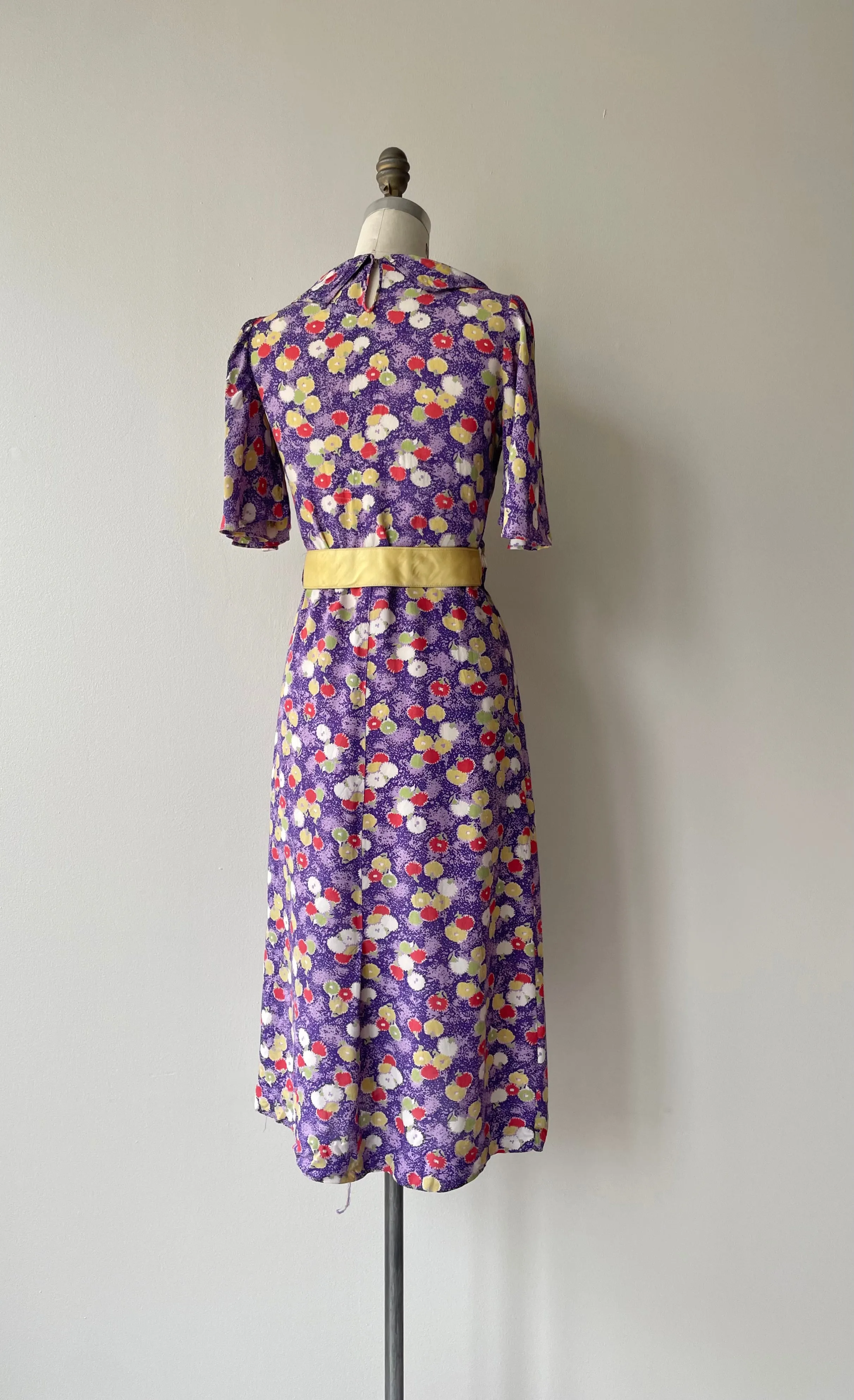 Falling Mums Dress | 1930s