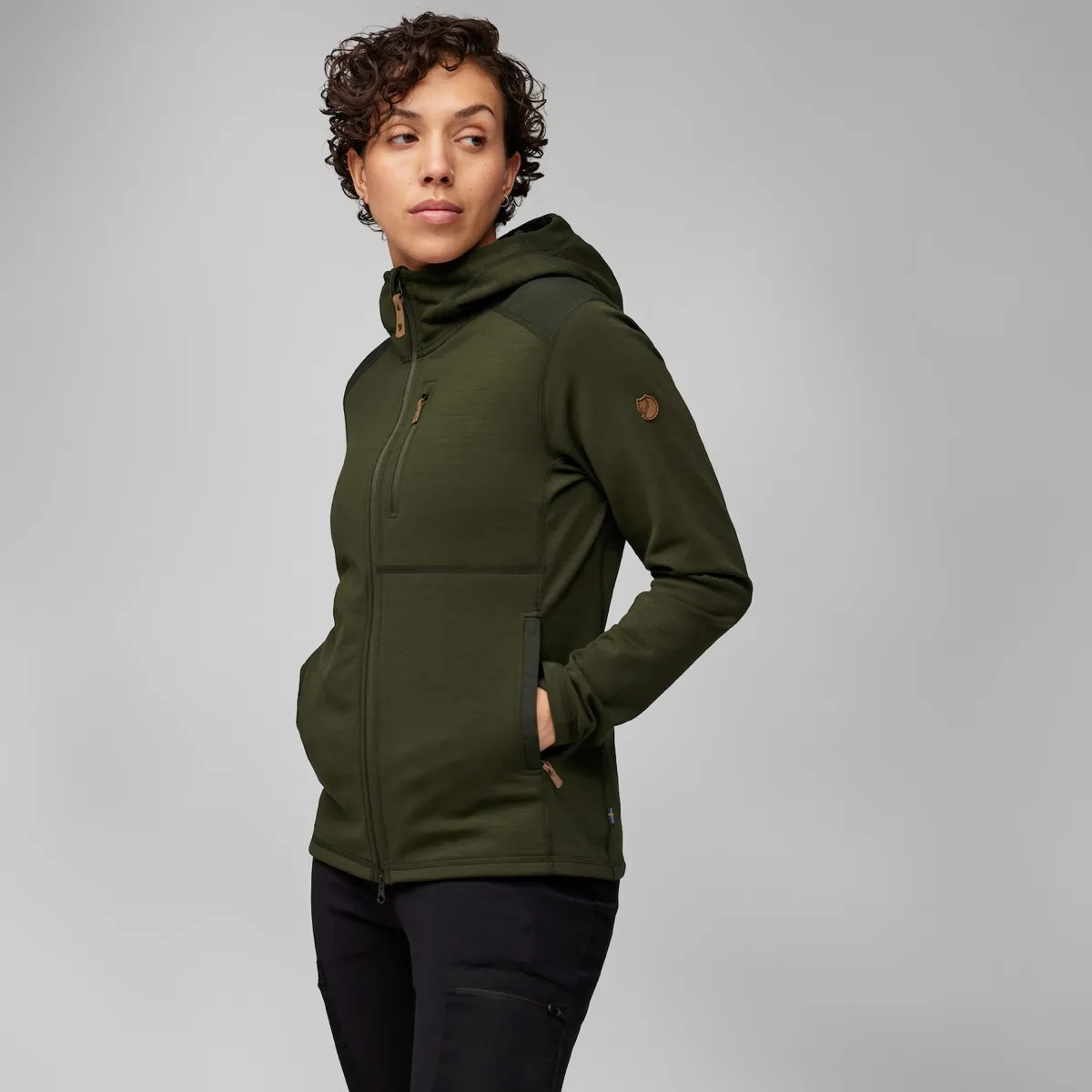 Fjällräven Women&#x27;s Keb Fleece Hoodie Black | Buy Fjällräven Women&#x27;s Keb Fleece Hoodie Black here | Outnorth