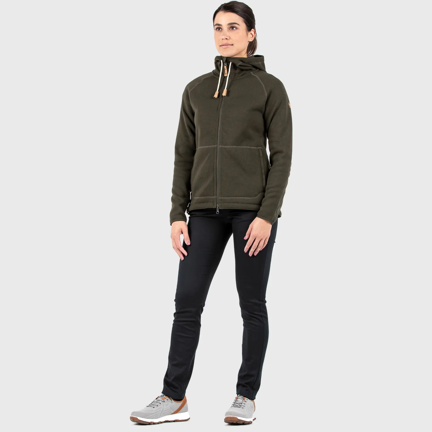 Fjällräven Women&#x27;s Övik Reinforced Hoodie Deep Forest | Buy Fjällräven Women&#x27;s Övik Reinforced Hoodie Deep Forest here | Outnorth
