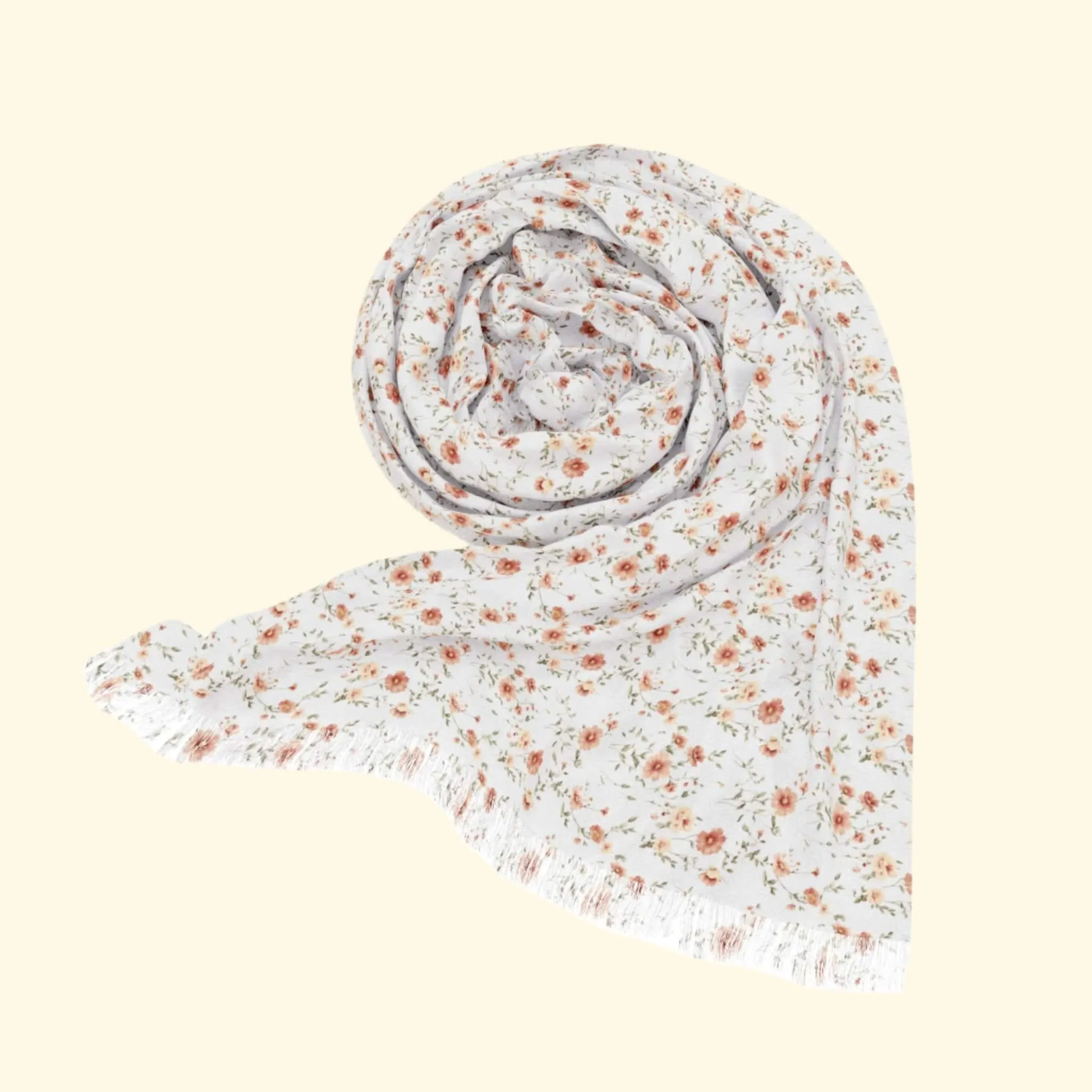 Floral Light Scarf