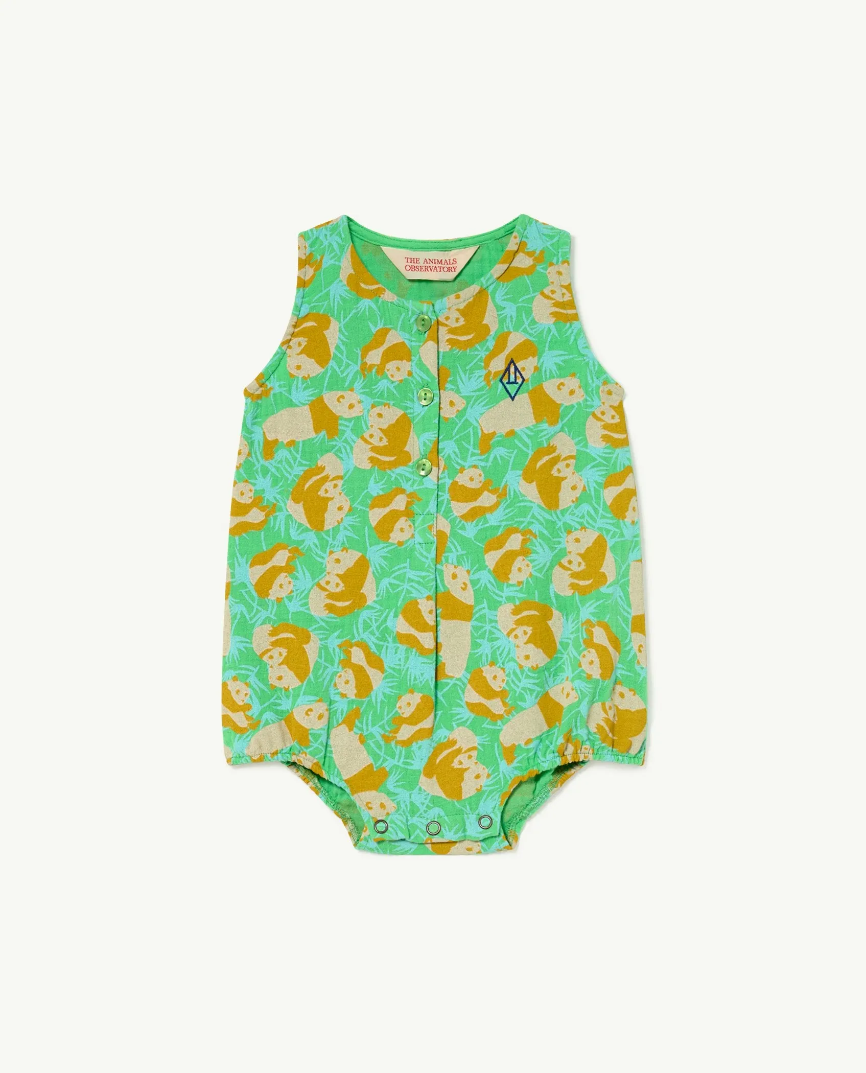 Flowers Green Butterfly Baby Jumpsuit