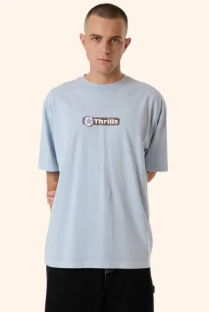 Gazed Oversize Tee in Blue