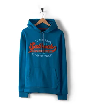Home Run Chenille - Mens Pop Hoodie - Blue