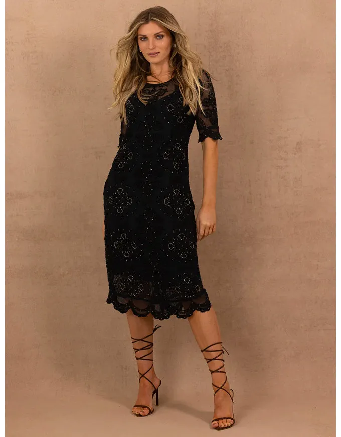 Ibiza Cat Dress Black