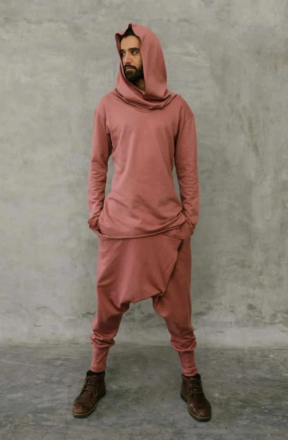 ILTA Warrior - Asymmetric Cowl Neck Cotton Hoodie