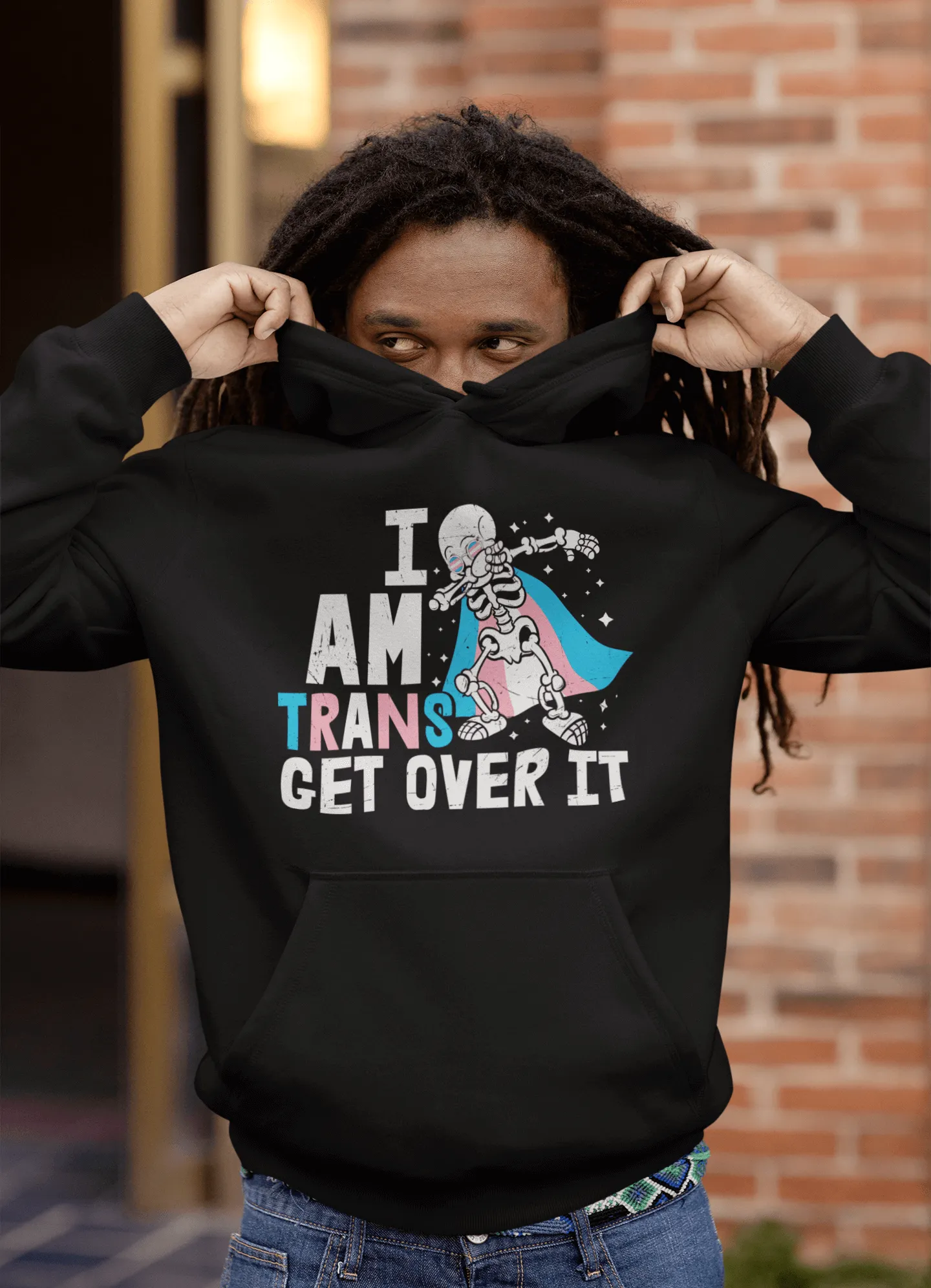 I'm Trans, Get Over It! | LGBT  Merch | Transgender Pride Unisex Hoodie