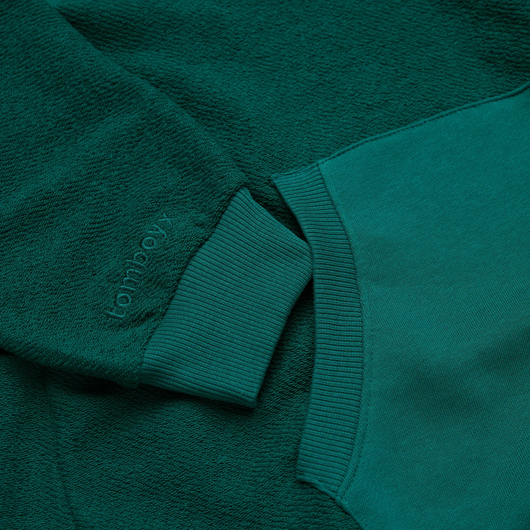 Inside Out French Terry Hoodie - Phantom Pine