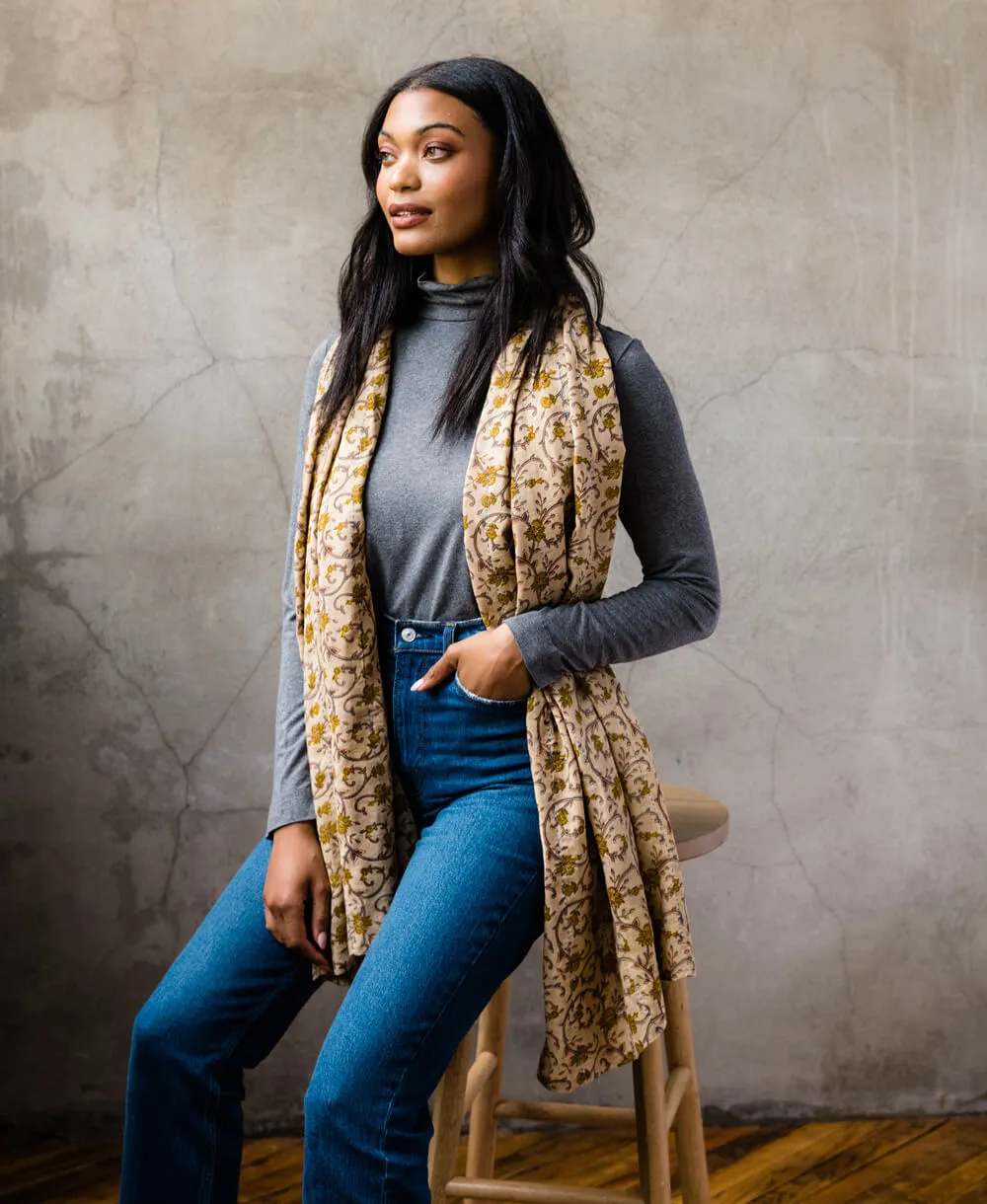 Kantha Long Scarf - No. 240508