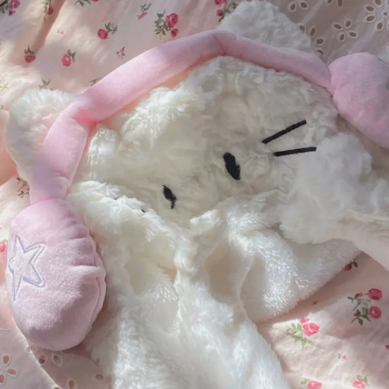 Kitty Plush Scarf and Hat KI370