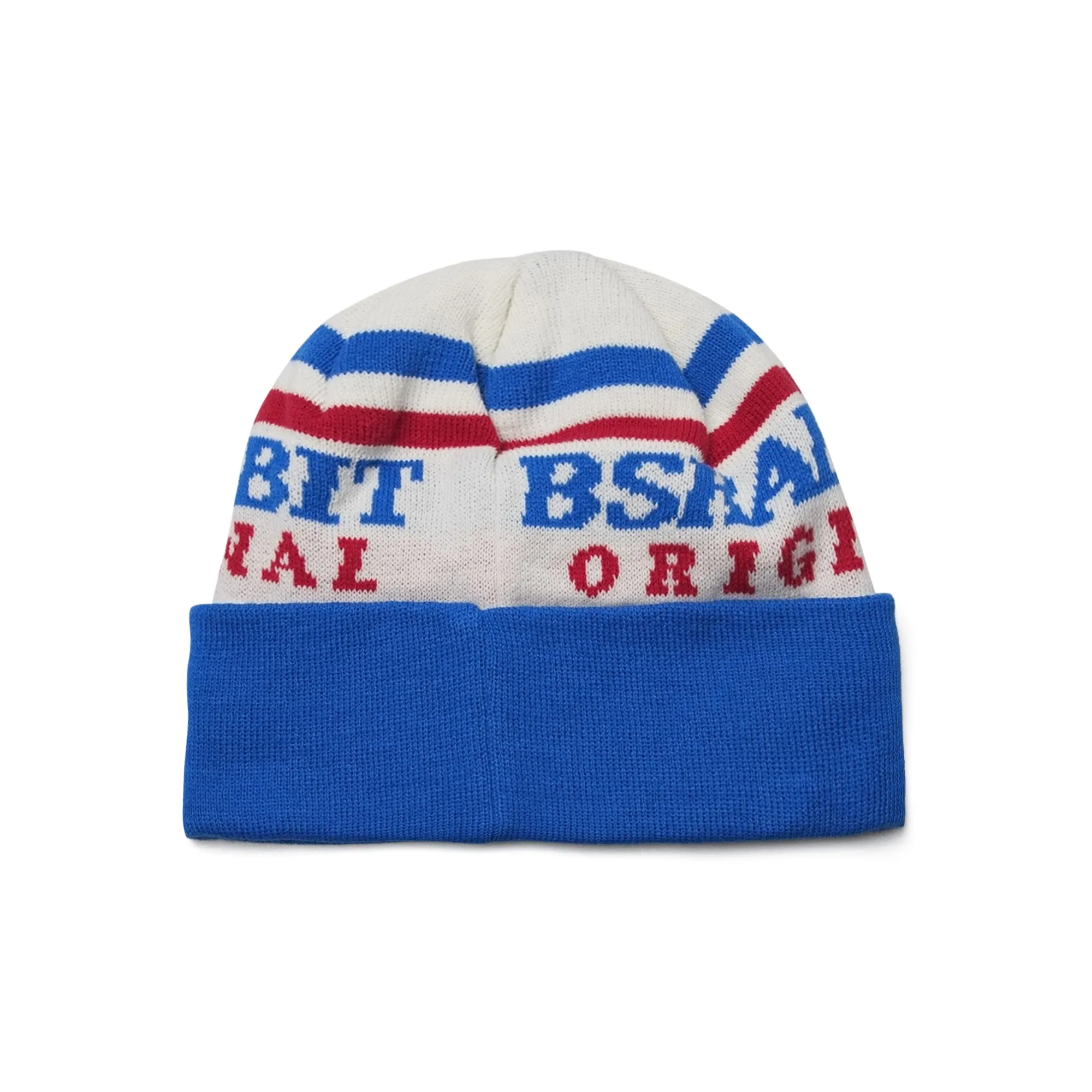LOGO OLD SCHOOL BEANIE BLUE WHITE