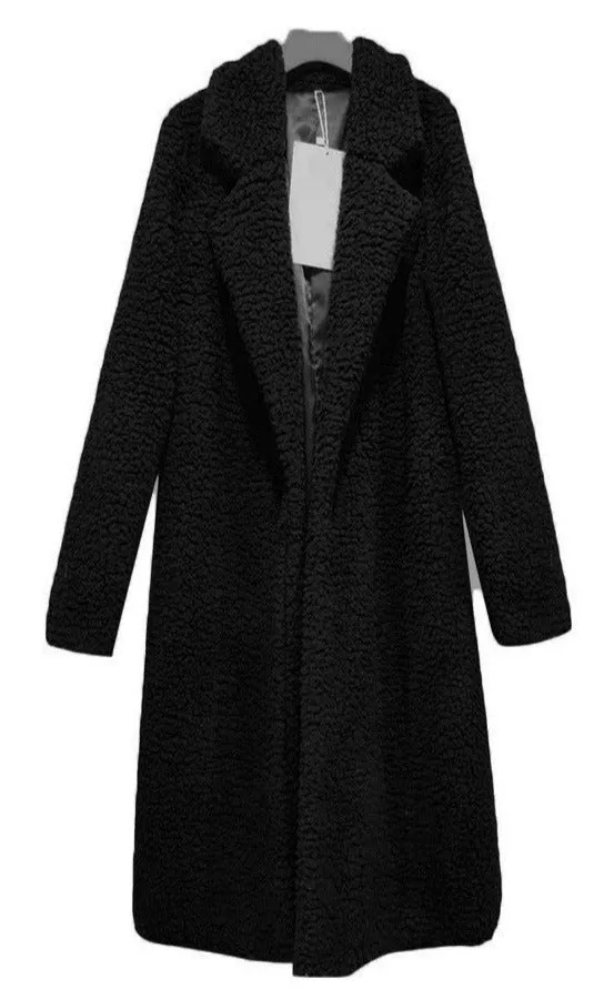 Long-Line Teddy Coat