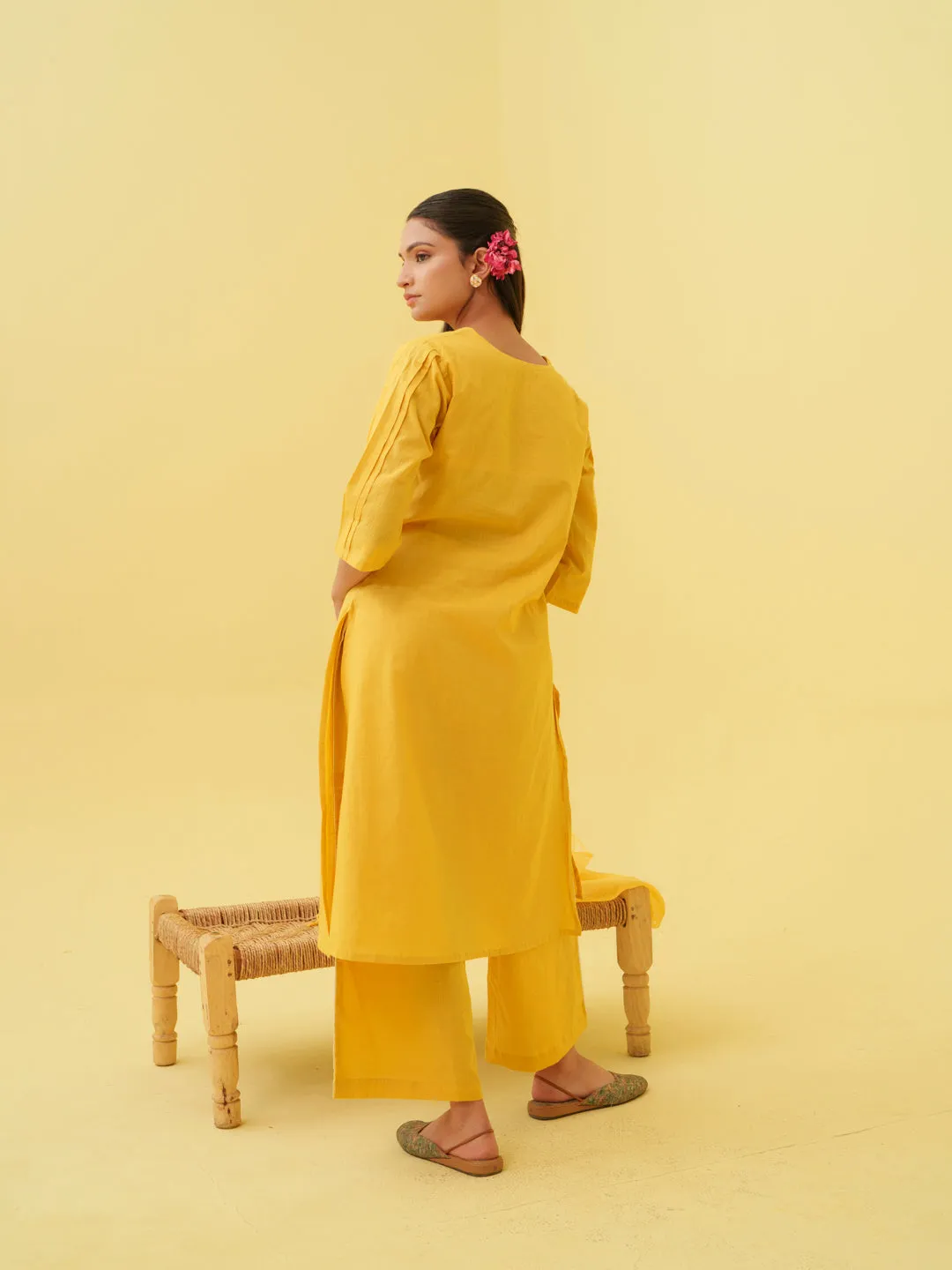 Marigold Bloom Kurta Set