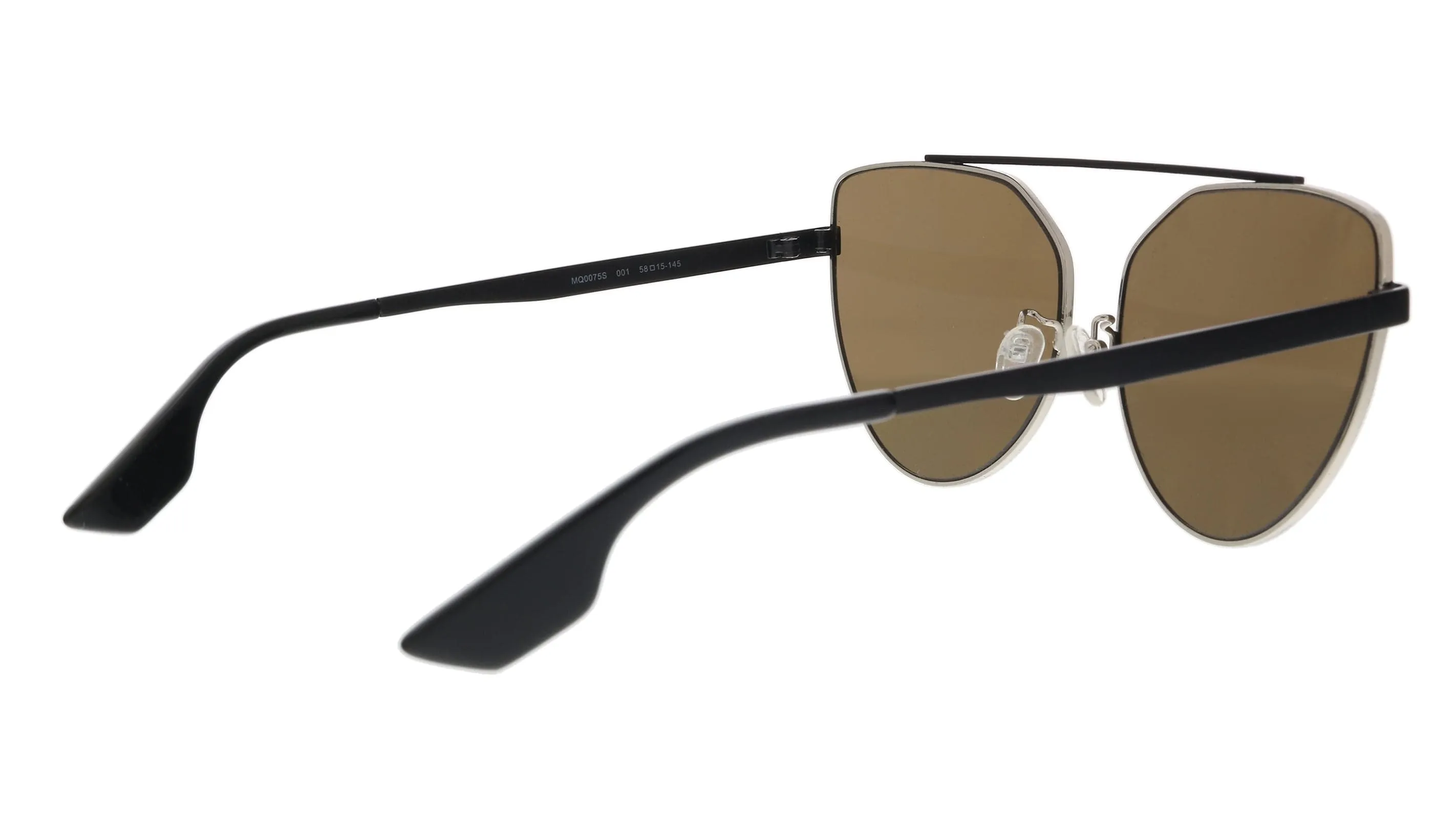 McQ MQ0075S-001 Silver Cateye Sunglasses