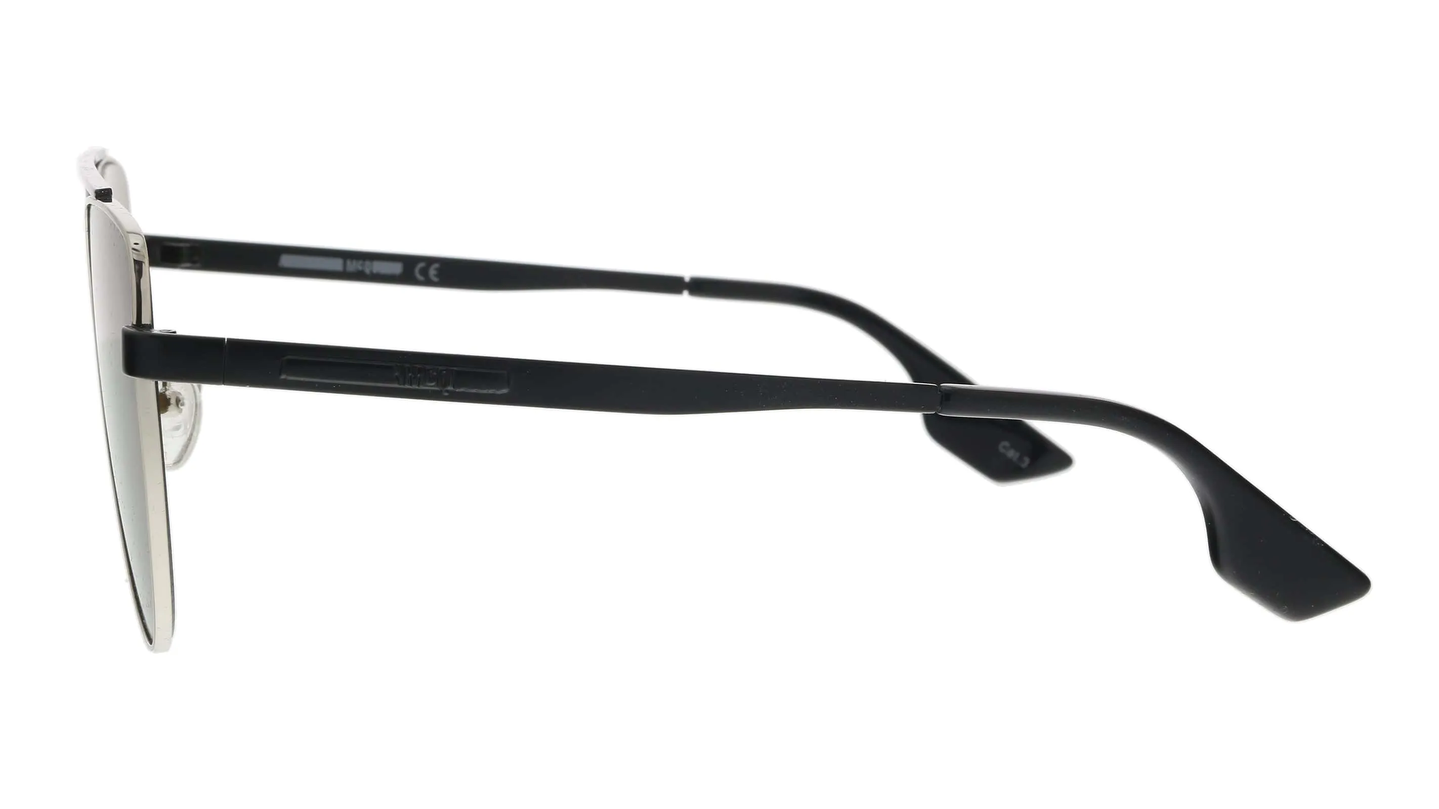 McQ MQ0075S-001 Silver Cateye Sunglasses